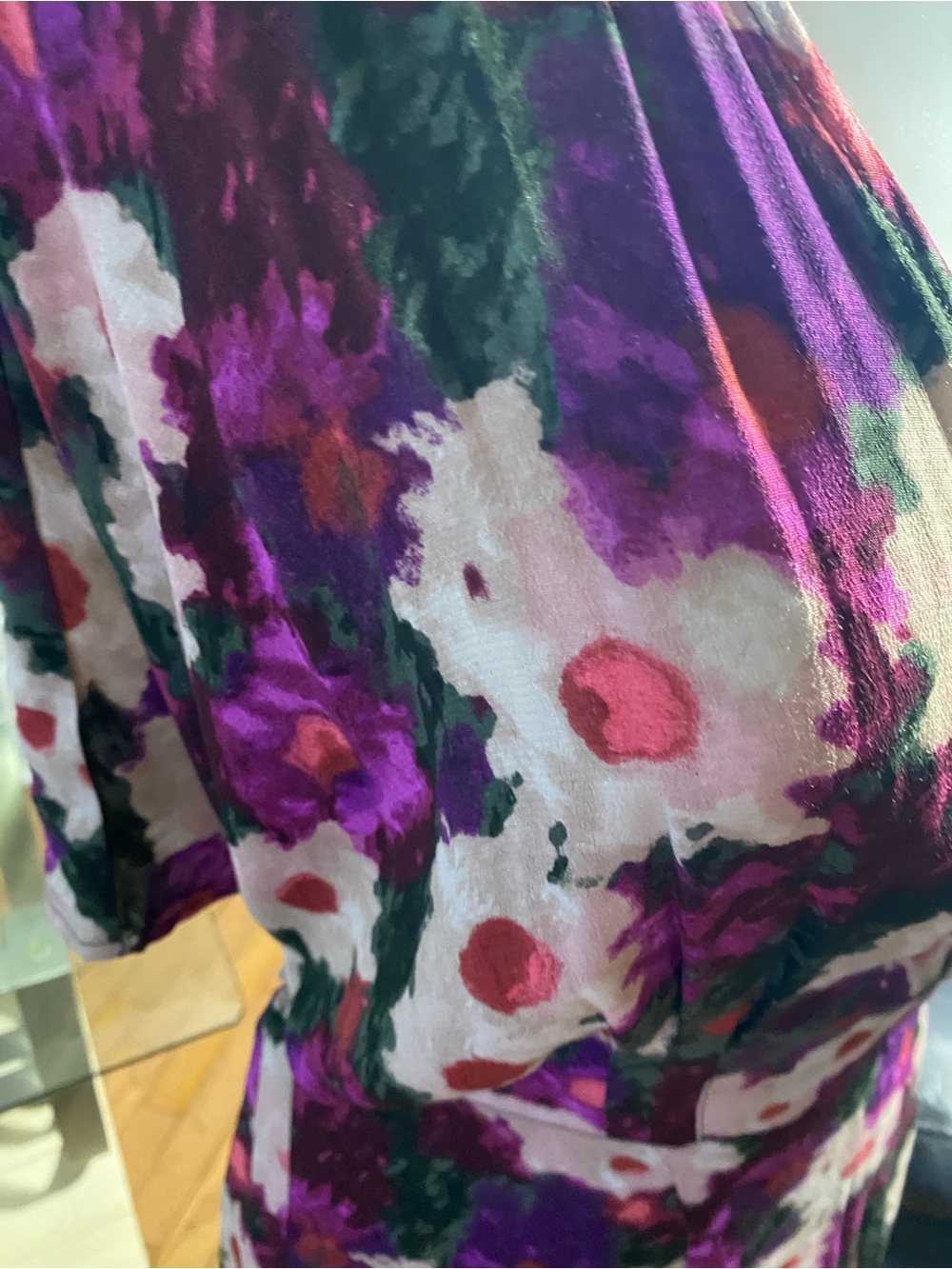Reitmans Floral Faux Wrap Maxi Dress | Size Large - Picture 4 of 6